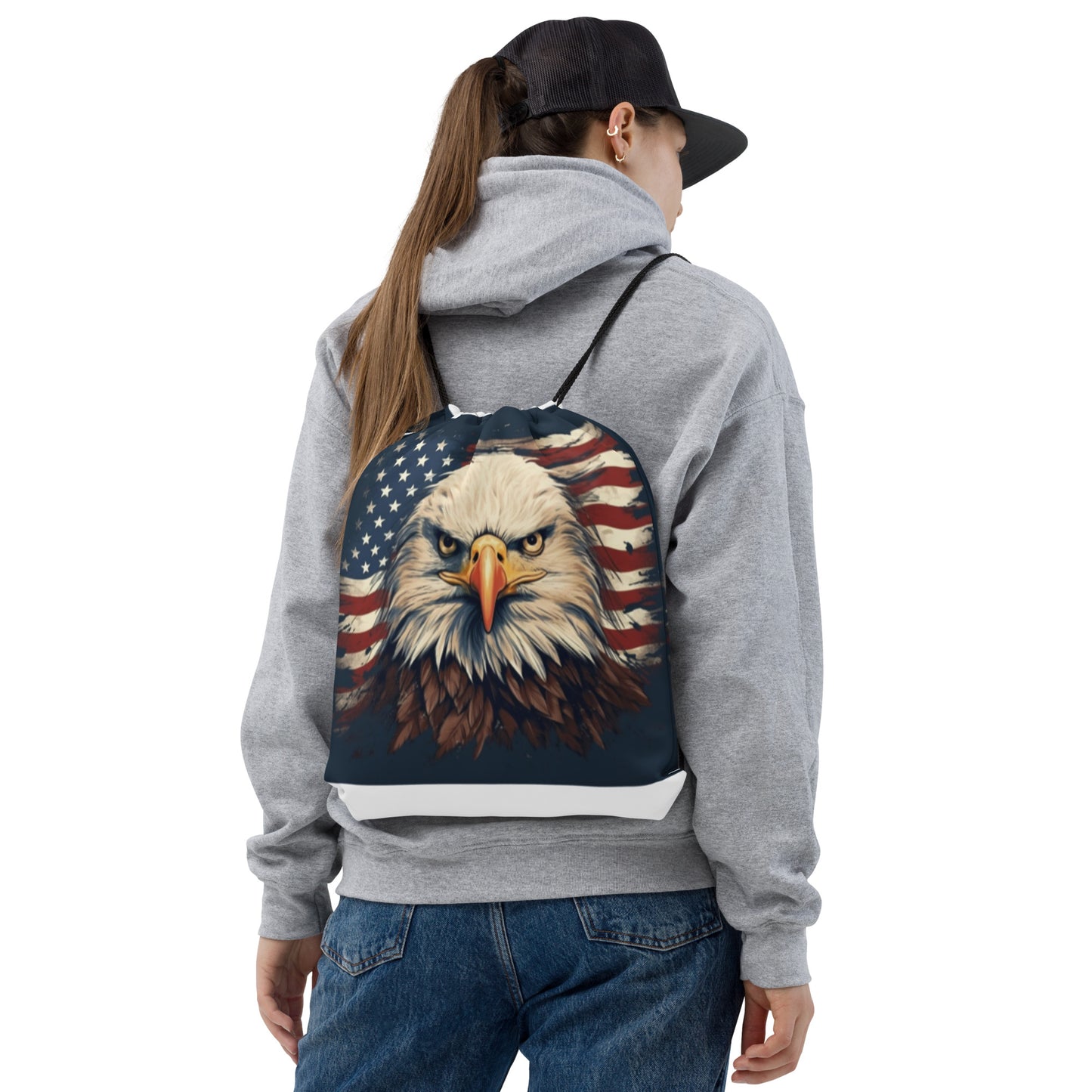 American Eagle Drawstring bag