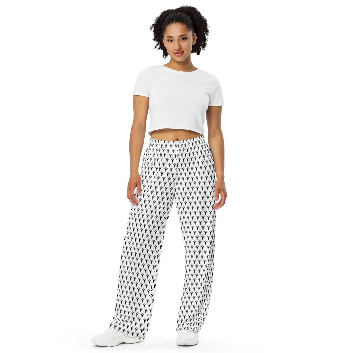 USA LOCKED AND LOADED Design unisex wide-leg pants