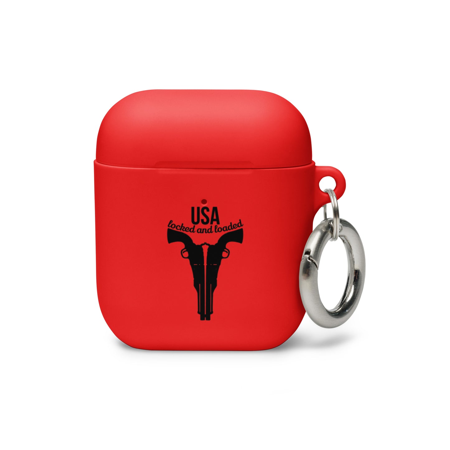 USA Locked AND Loaded Design Rubber Case for AirPods®