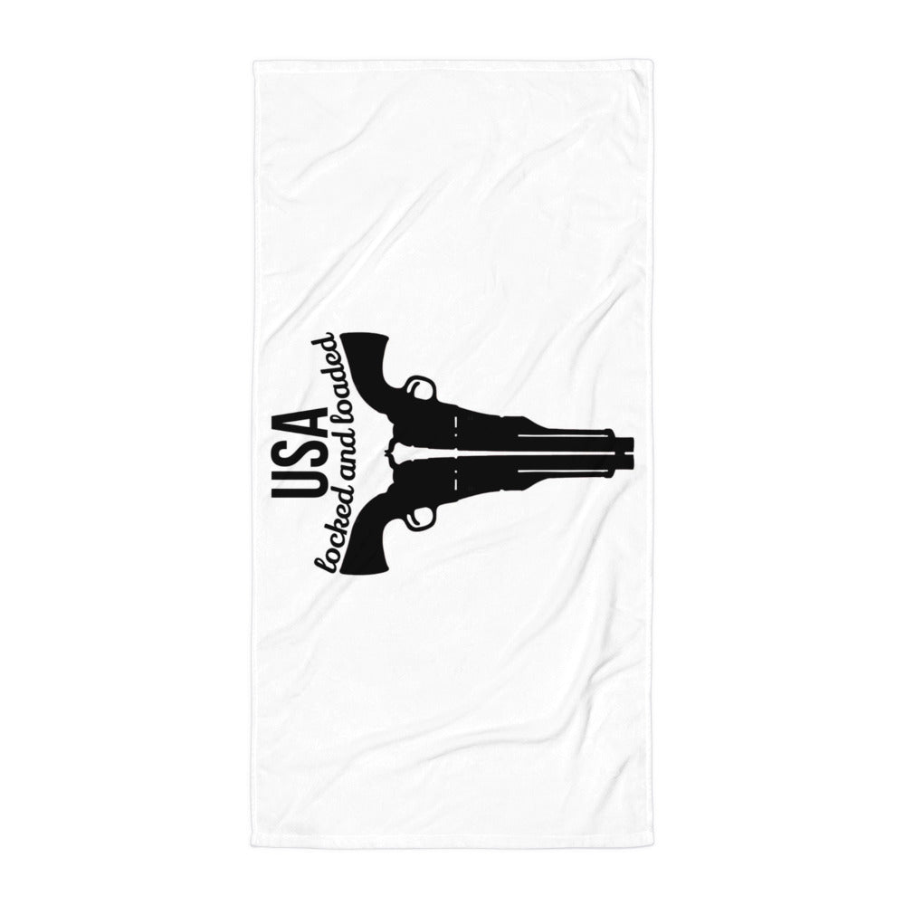 USA Locked AND Loaded Design Towel