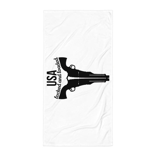 USA Locked AND Loaded Design Towel