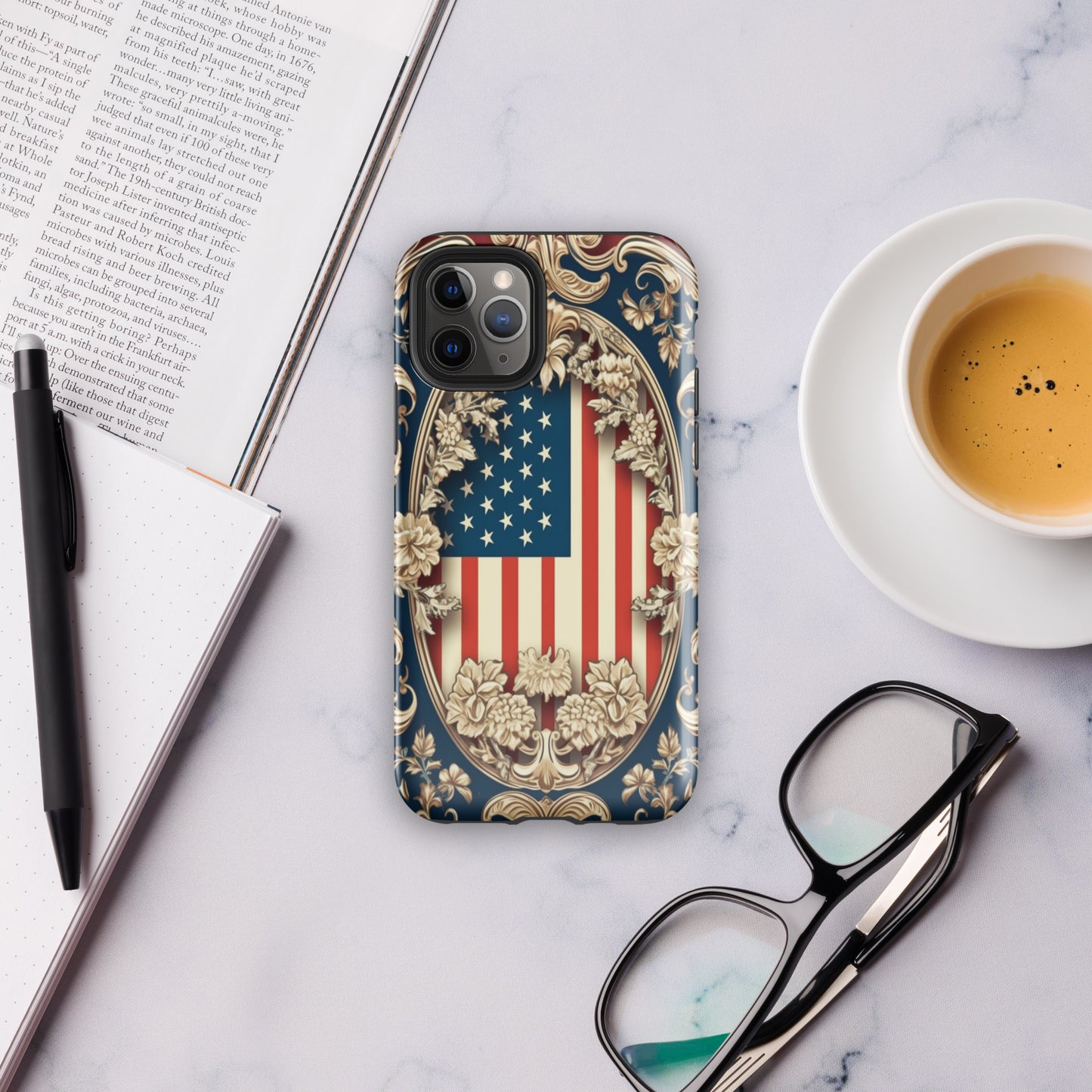 American Flag Design Tough Case for iPhone®