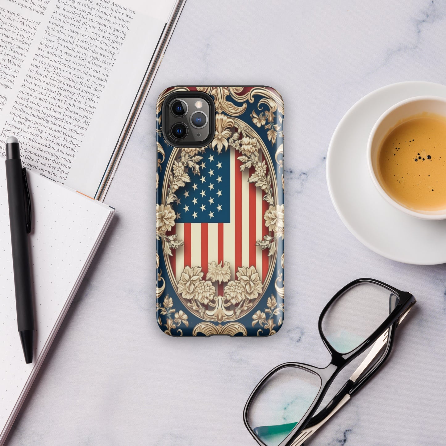 American Flag Design Tough Case for iPhone®