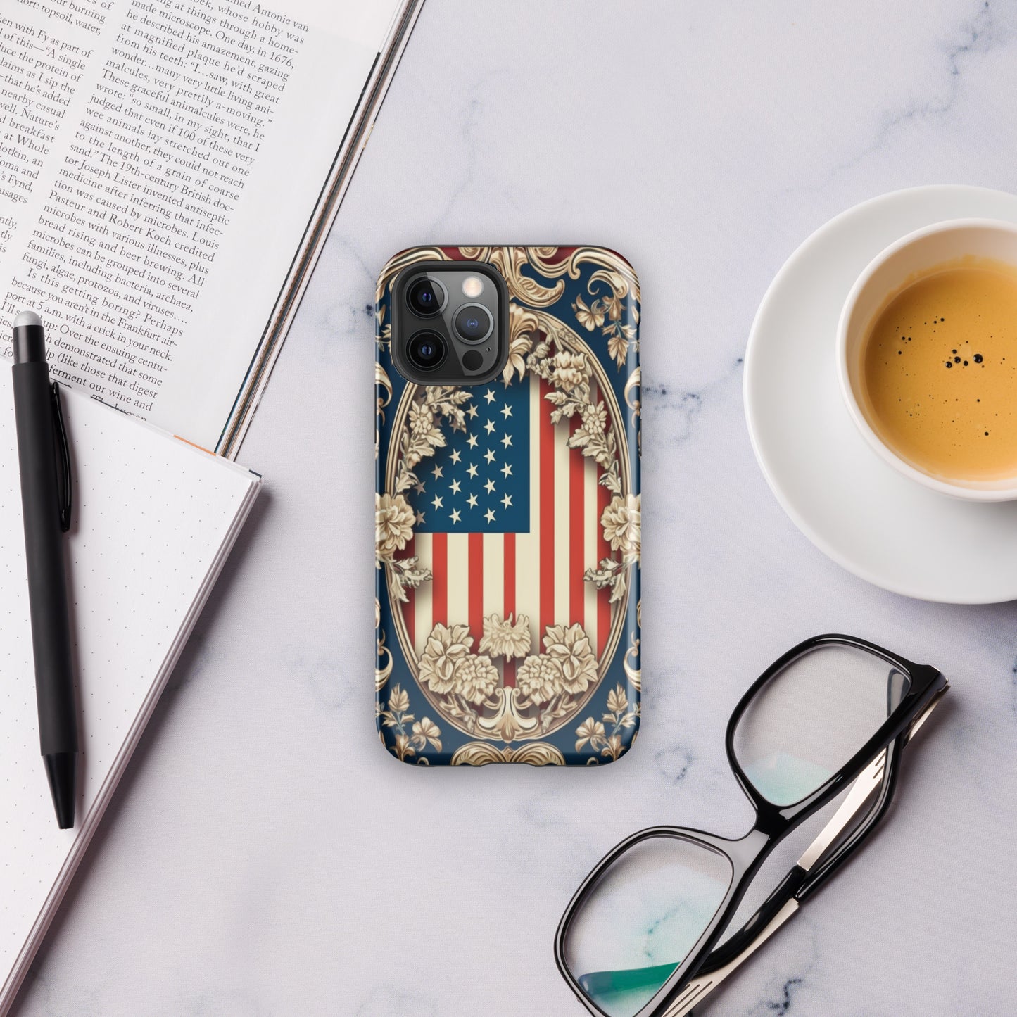 American Flag Design Tough Case for iPhone®