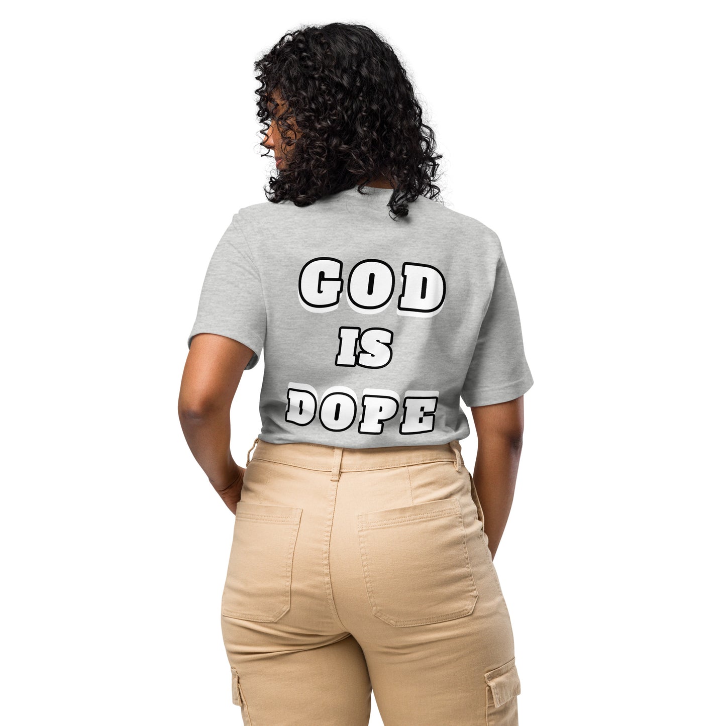 GOD IS DOPE Design Unisex t-shirt