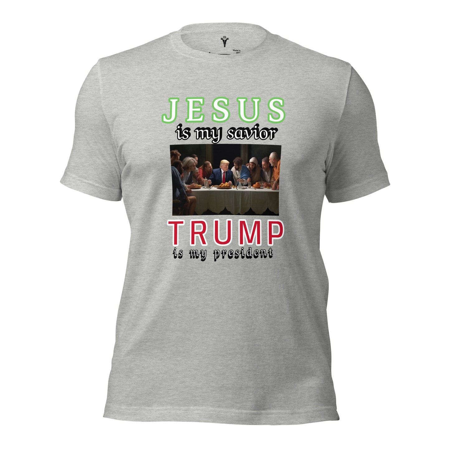 JESUS and TRUMP Design Unisex t-shirt