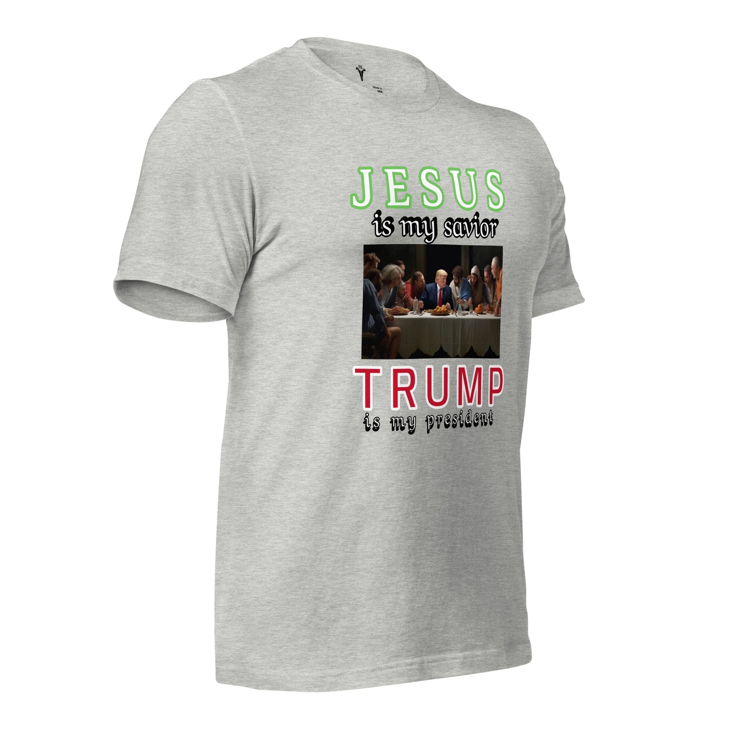 JESUS and TRUMP Design Unisex t-shirt