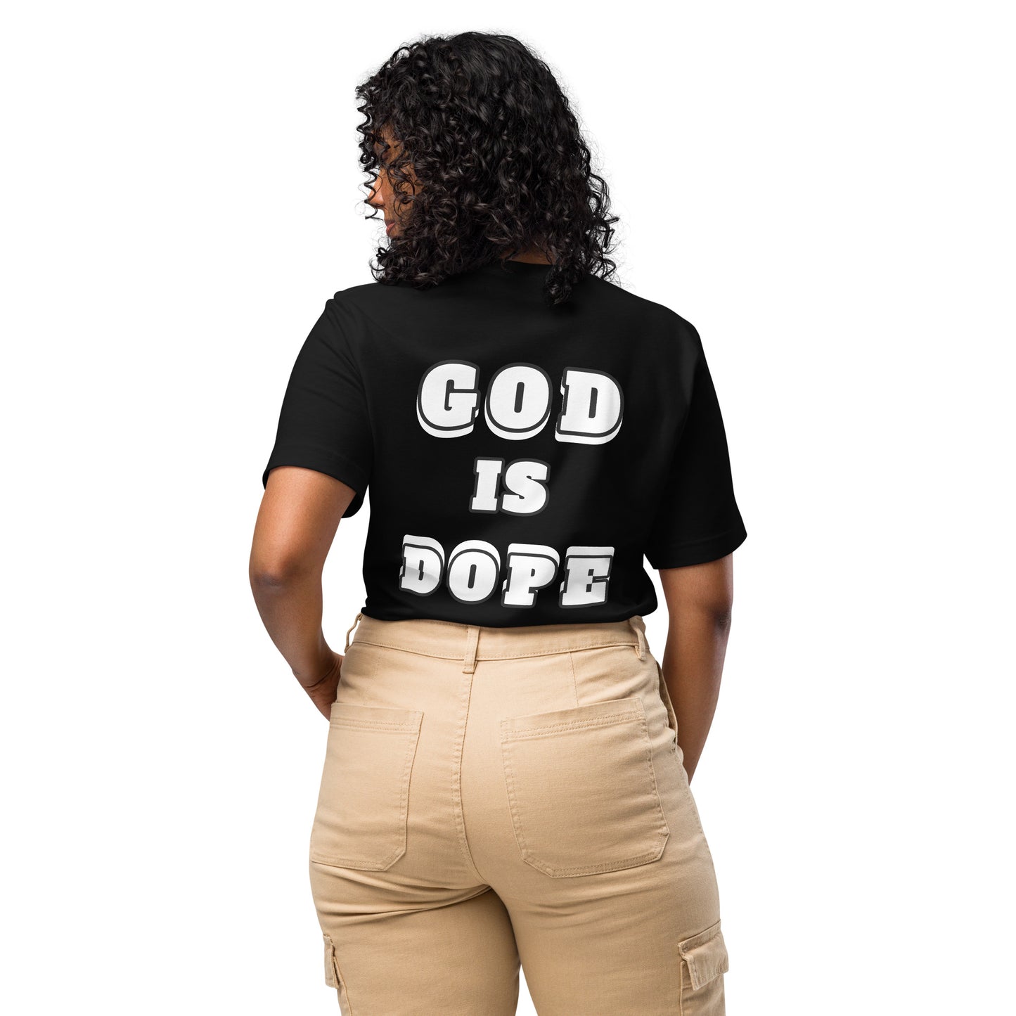 GOD IS DOPE Design Unisex t-shirt