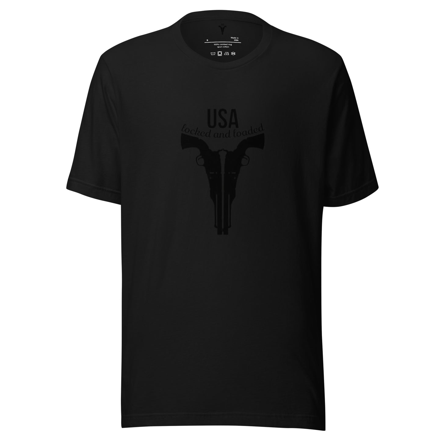 USA Locked AND Loaded Design Unisex t-shirt