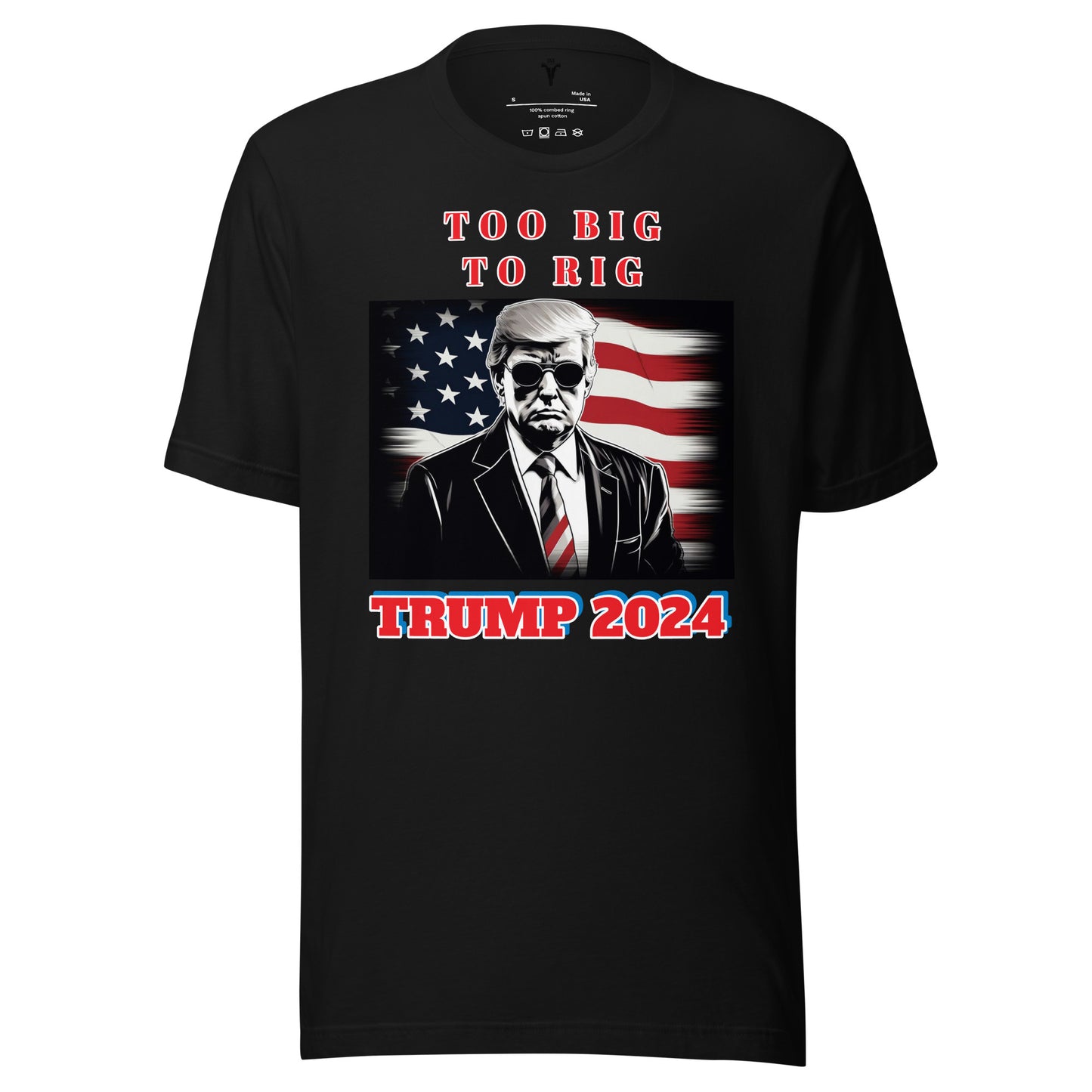 TOO BIG TO RIG Design Unisex t-shirt