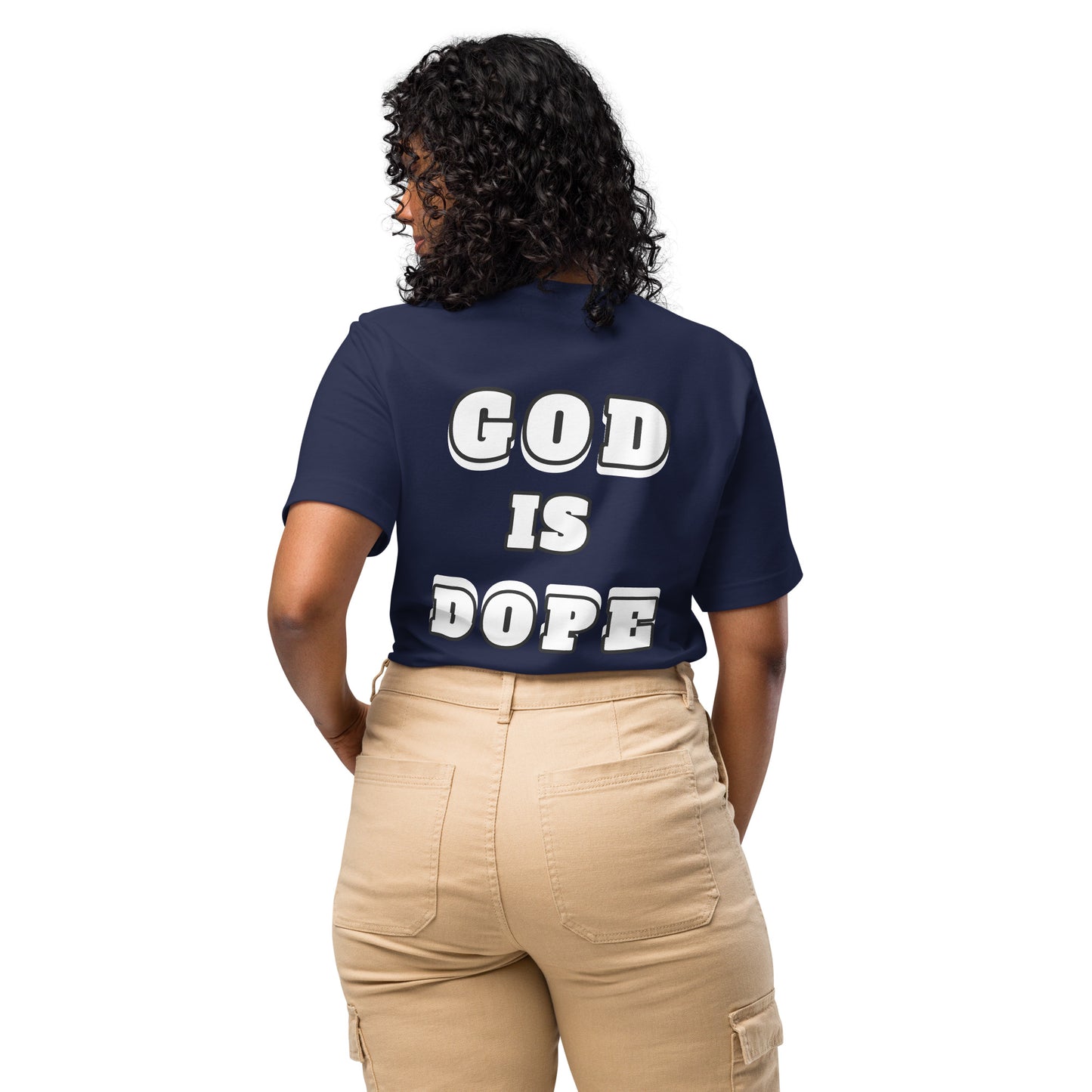 GOD IS DOPE Design Unisex t-shirt