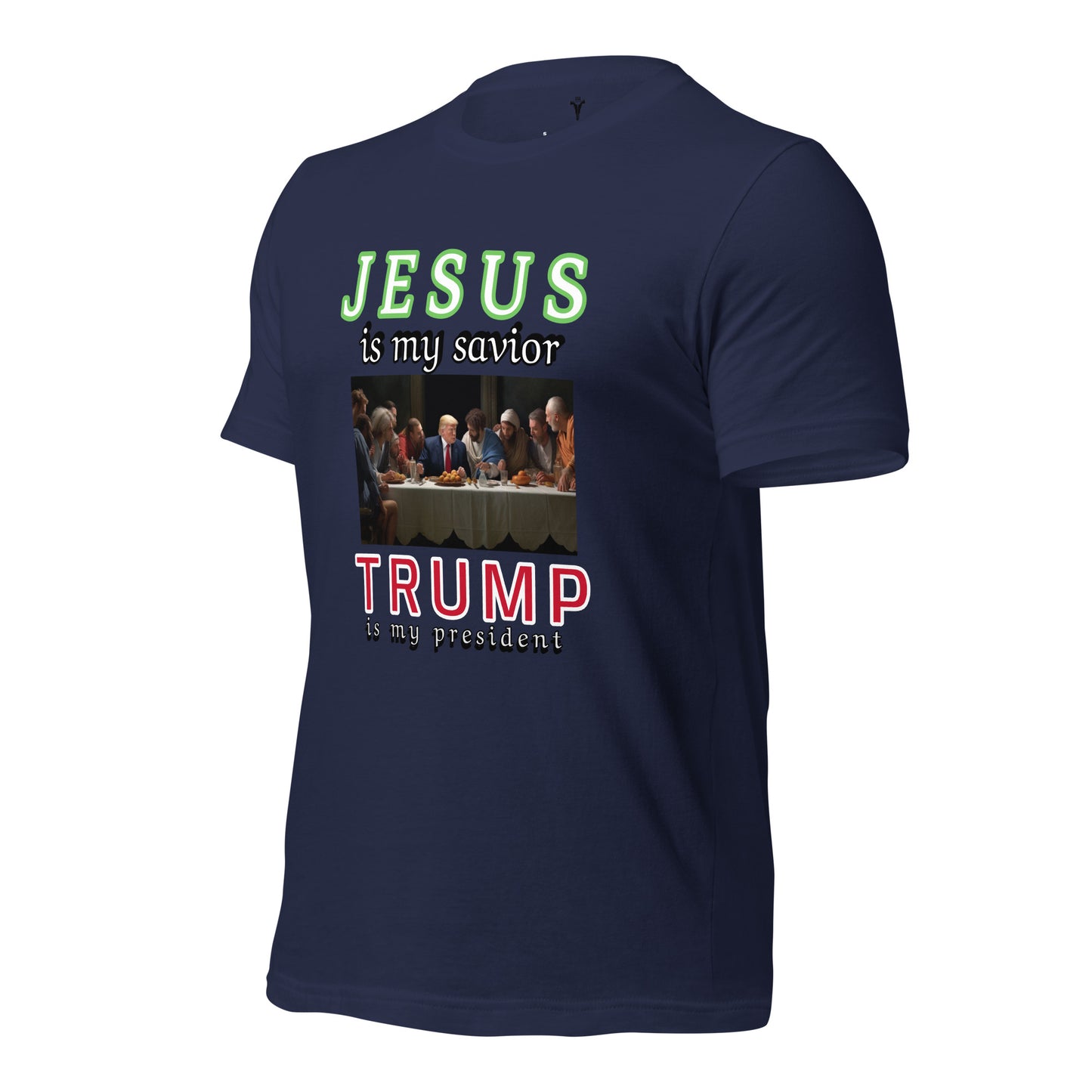 JESUS and TRUMP Design Unisex t-shirt