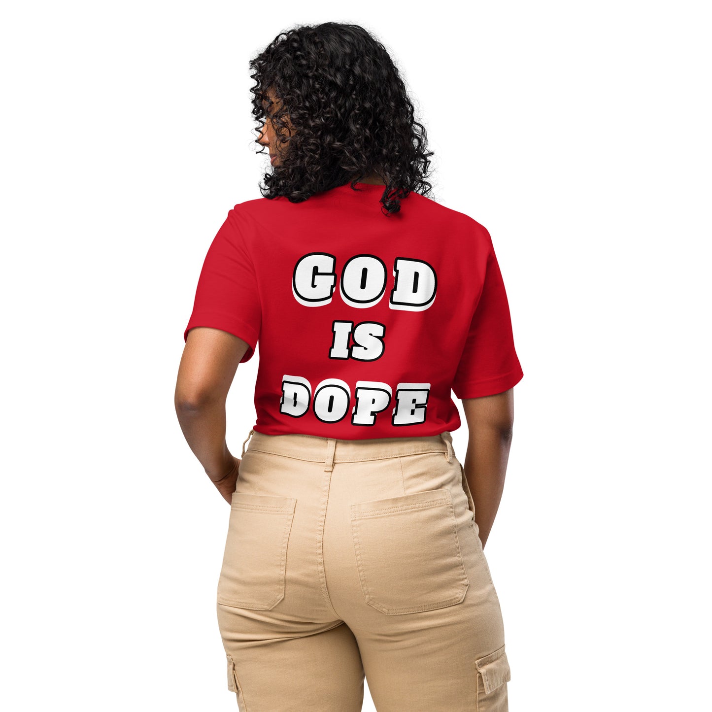 GOD IS DOPE Design Unisex t-shirt