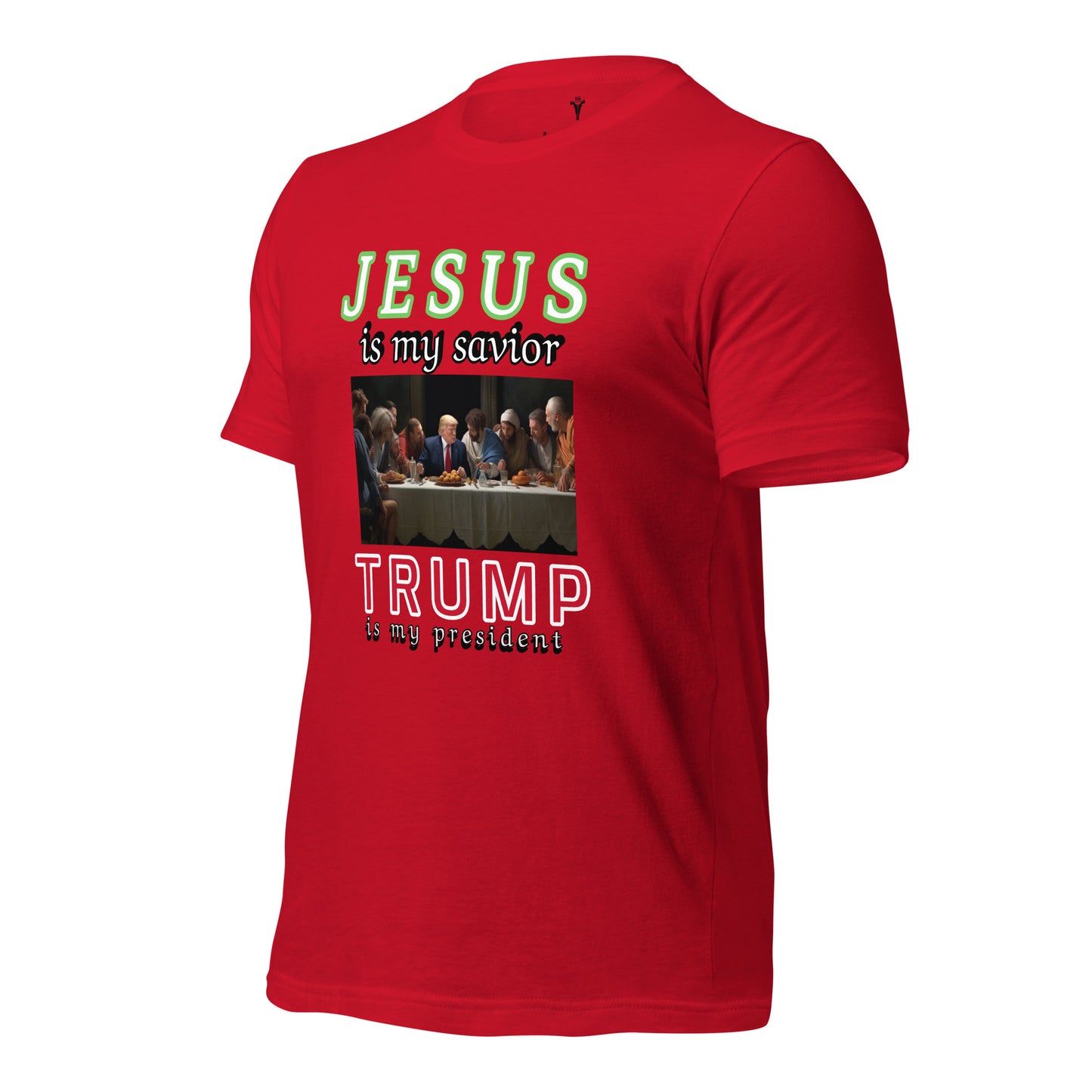 JESUS and TRUMP Design Unisex t-shirt