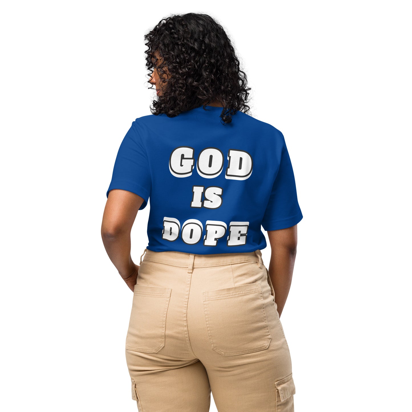 GOD IS DOPE Design Unisex t-shirt