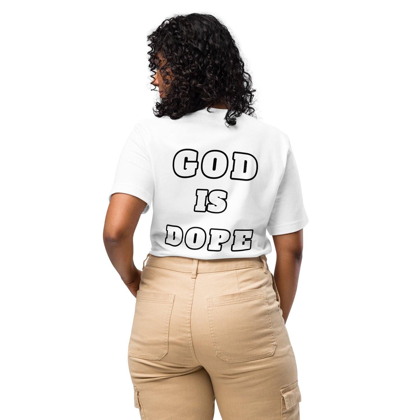 GOD IS DOPE Design Unisex t-shirt