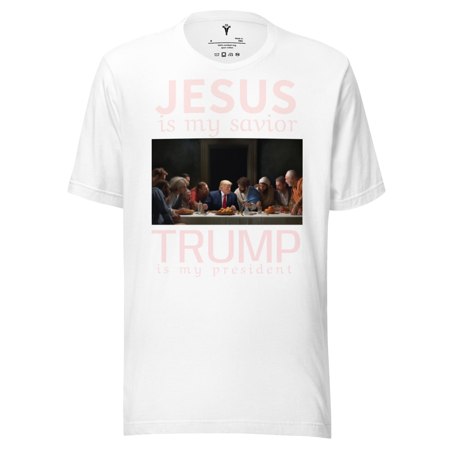 The Last Supper Design Unisex American t-shirt