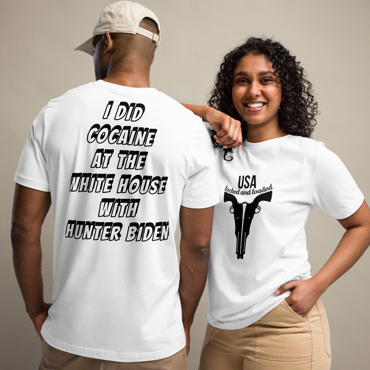 WITH Hunter Biden Design Unisex t-shirt