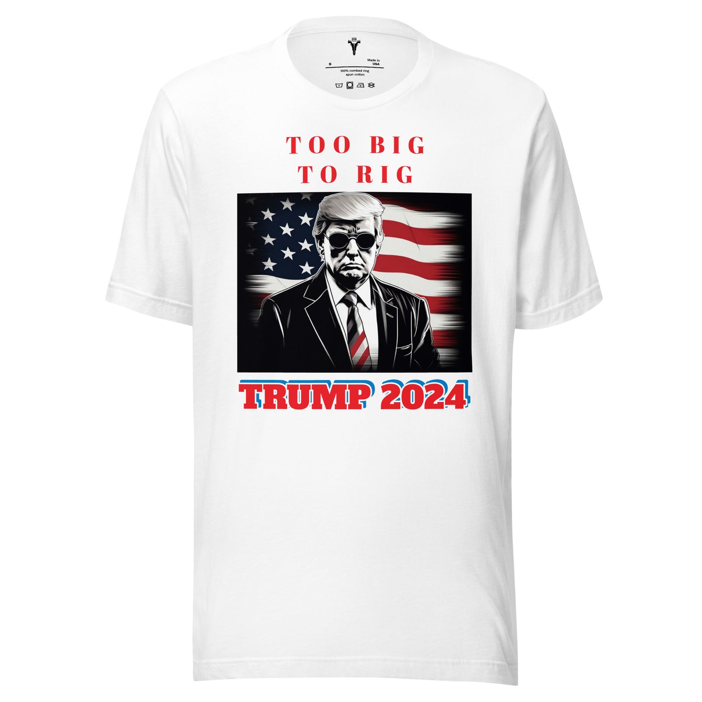 TOO BIG TO RIG Design Unisex t-shirt