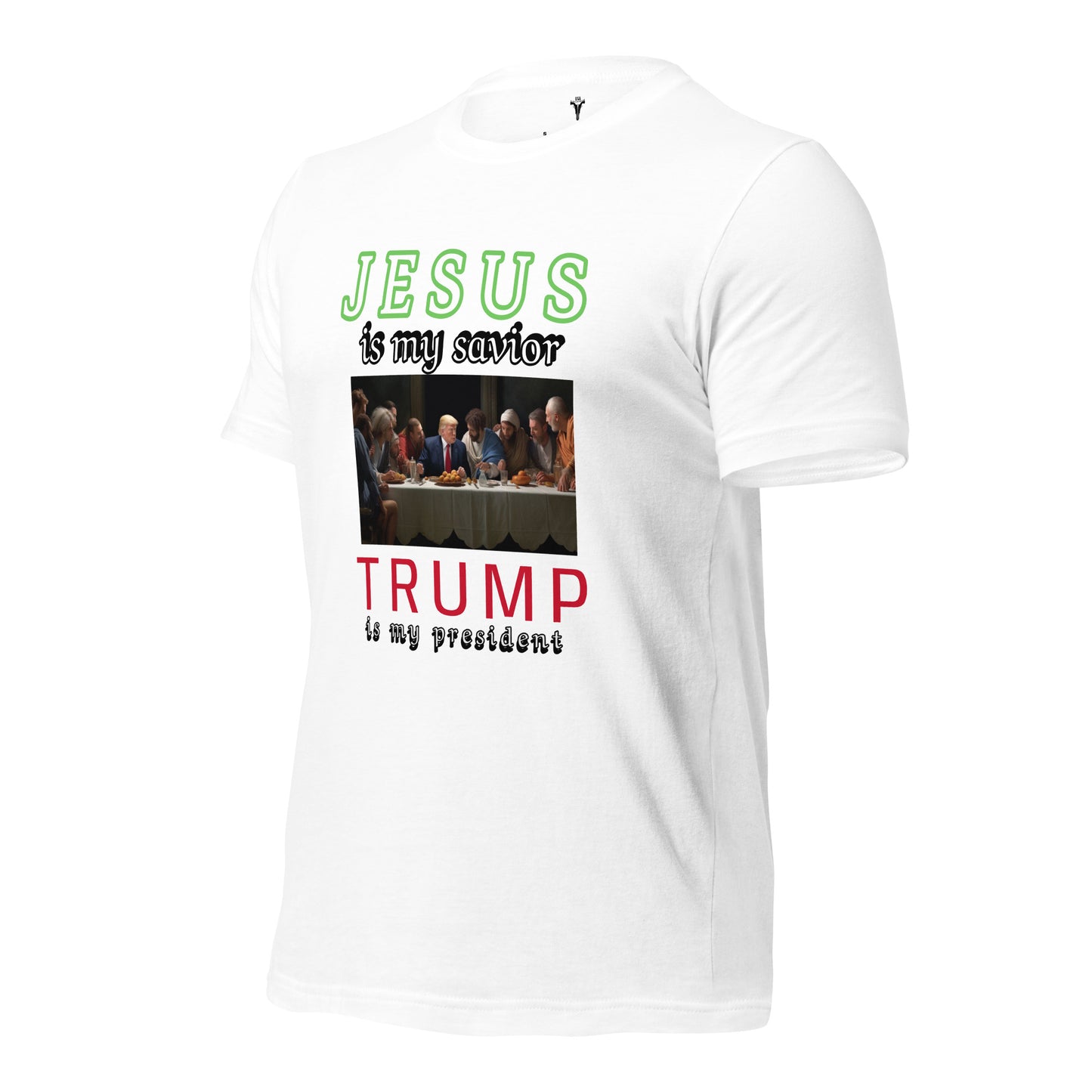 JESUS and TRUMP Design Unisex t-shirt