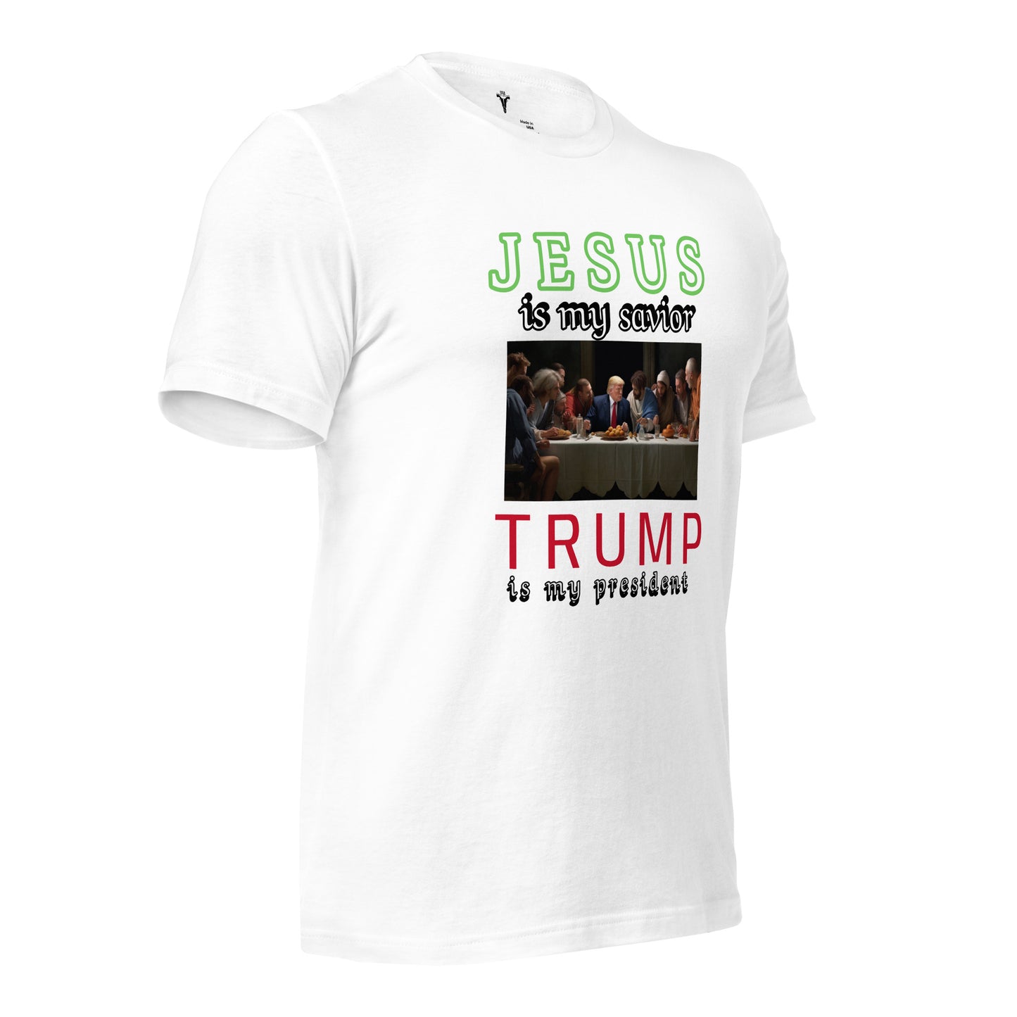 JESUS and TRUMP Design Unisex t-shirt